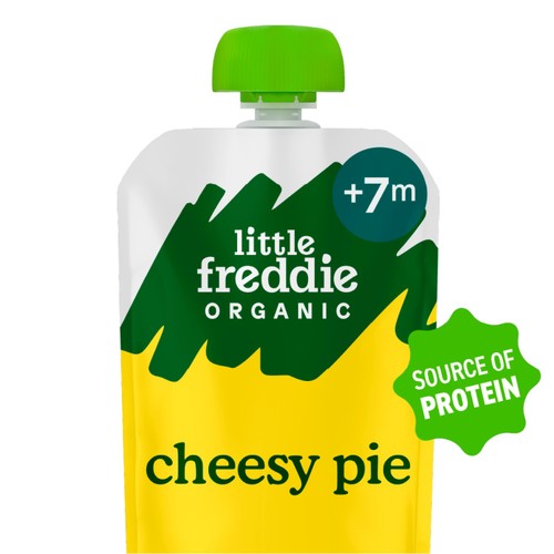 Little Freddie Organic Cheesy Pie with Vegetables Baby Food Pouch 7+ M thumbnail 2