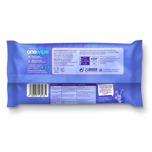 Mum & You OneWipe Extra Large Biodegradable Wet wipe thumbnail 9