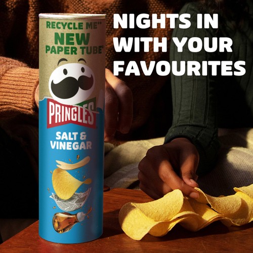 Pringles Salt & Vinegar Sharing Crisps thumbnail 2