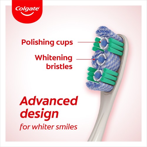 Colgate 360 Max White Teeth Whitening Manual Toothbrush thumbnail 3