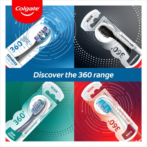 Colgate 360 Max White Teeth Whitening Manual Toothbrush thumbnail 9