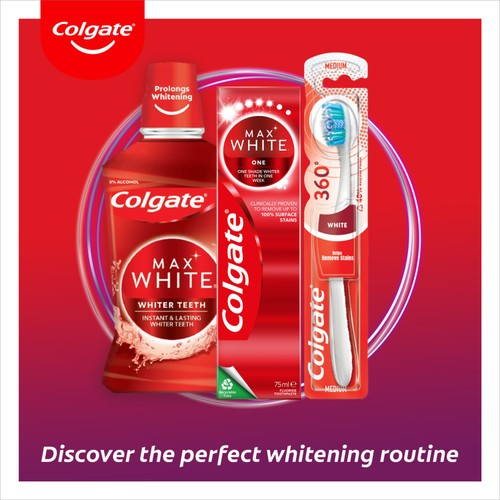 Colgate 360 Max White Teeth Whitening Manual Toothbrush thumbnail 10