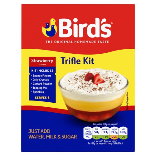 Bird's Ready To Make Strawberry Trifle Dessert Kit thumbnail 2