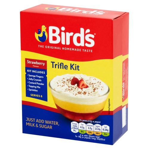 Bird's Ready To Make Strawberry Trifle Dessert Kit thumbnail 5