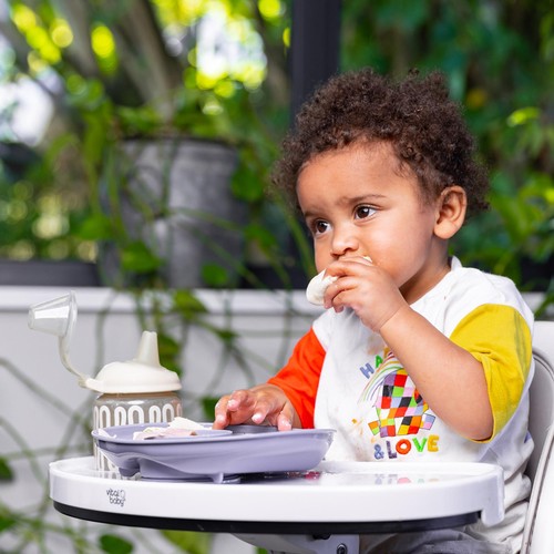 Vital Baby Nourish Power Suction Plate - natural moss thumbnail 2