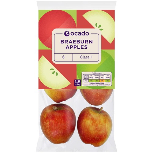 Ocado British Braeburn Apples thumbnail 2