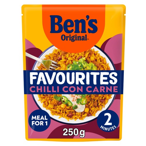 Ben's Original Favourites Risotto Ready Meal Chilli con Carne
