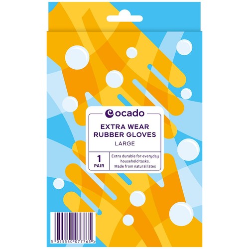 Ocado Extra Wear Household Rubber Gloves Large thumbnail 2
