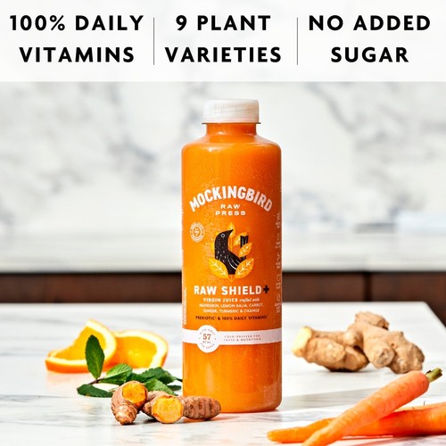 Mockingbird Raw Shield Juice, Carrot, Orange, Ginger thumbnail 3