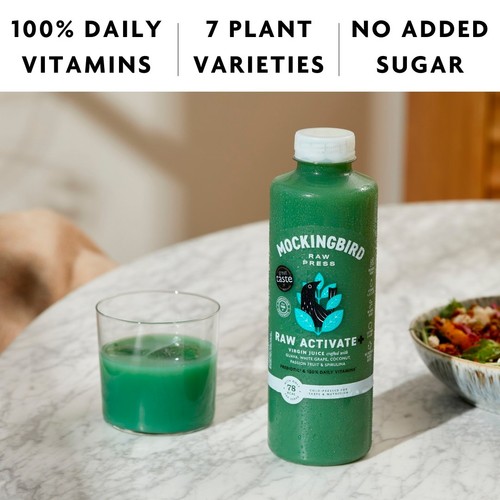 Mockingbird Raw Activate Juice, Coconut Water, White Grape, Passion Fruit thumbnail 3
