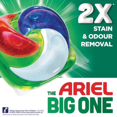 Ariel The Big One Original Washing Liquid Pods 29 Washes thumbnail 5