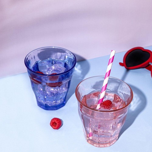 Duralex Picardie Pink Glass Tumbler Set 250ml thumbnail 4