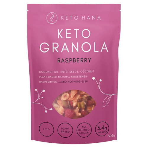 Keto Hana Raspberry Granola thumbnail 2