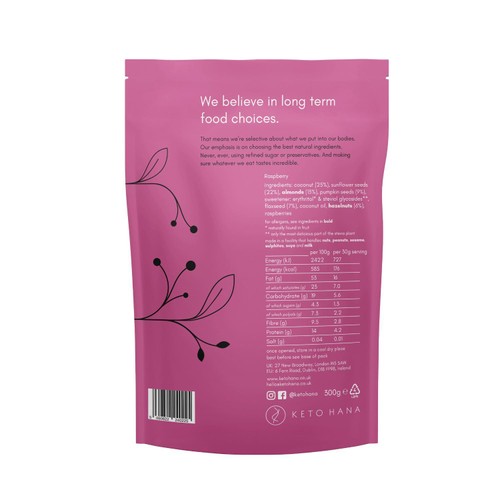 Keto Hana Raspberry Granola thumbnail 3