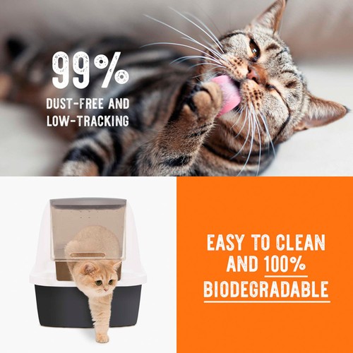 Catit Go Natural Pea Husk Litter, Lavender thumbnail 3