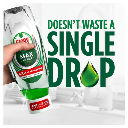 Fairy Max Power Washing Up Liquid Original thumbnail 7