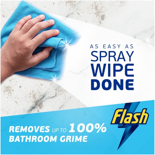Flash Spray.Wipe.Done. Bathroom Antibac Cleaning Spray White Blossom 800ML thumbnail 6