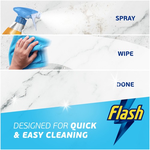 Flash Spray Wipe Done Bright Mandarin Cleaning Spray thumbnail 3