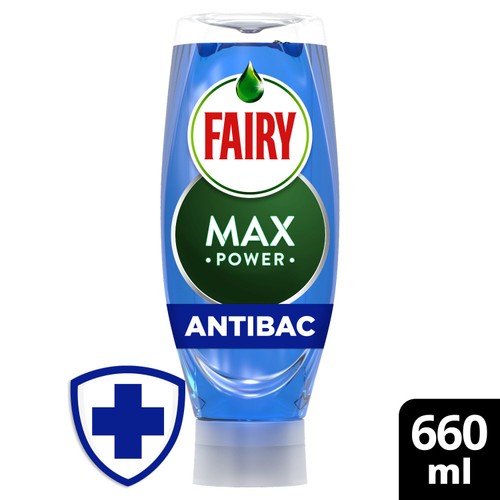 Fairy Max Power Washing Up Liquid Antibac 
