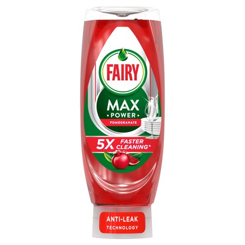 Fairy Max Power Washing Up Liquid Pomegranate thumbnail 2