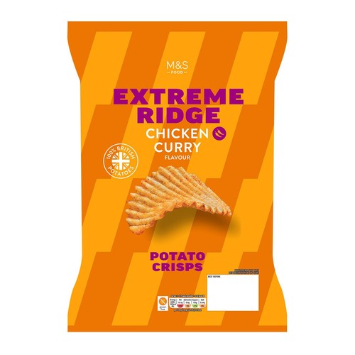 M&S Chicken Curry Extreme Ridge Cut Crisps thumbnail 2