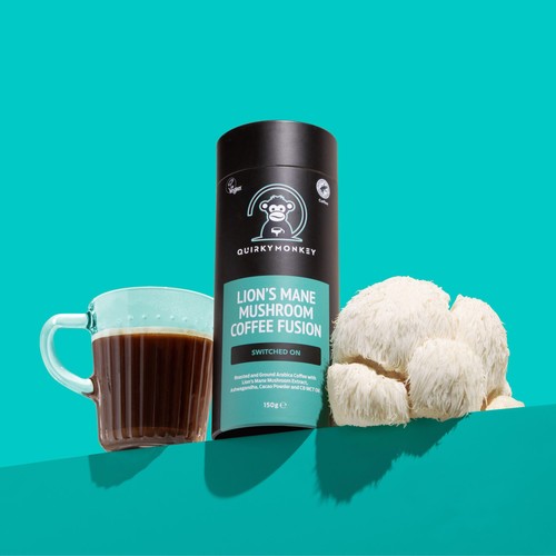 QuirkyMonkey Lion's Mane Mushroom Coffee Fusion (Switched On) thumbnail 5
