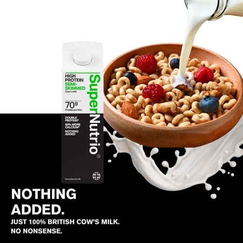 SuperNutrio High Protein Fresh Semi Skimmed Milk thumbnail 4