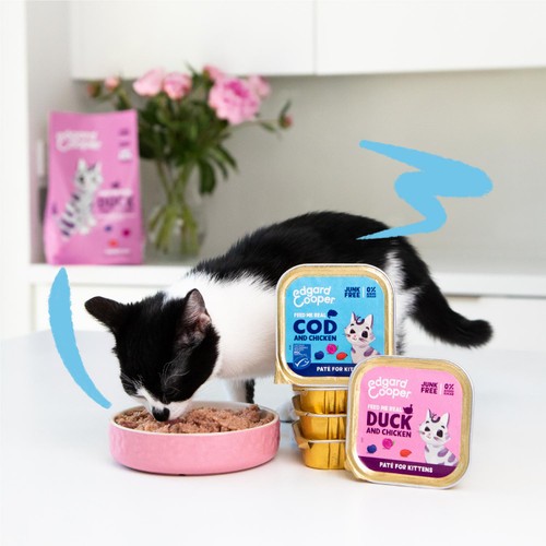 Edgard & Cooper Cat Pate Kitten Duck and Chicken thumbnail 4