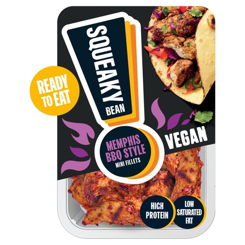 Squeaky Bean Chargrilled Memphis BBQ Style Mini Fillets