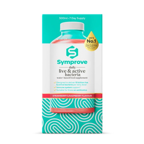 Symprove Live & Active Drink Supplement, Strawberry & Raspberry Flavour  thumbnail 3