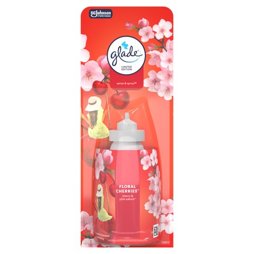 Glade Sense & Spray Air Freshener Refill Floral Cherries thumbnail 2