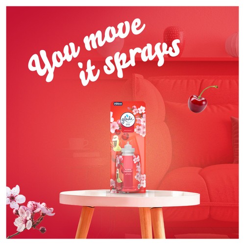 Glade Sense & Spray Air Freshener Refill Floral Cherries thumbnail 4