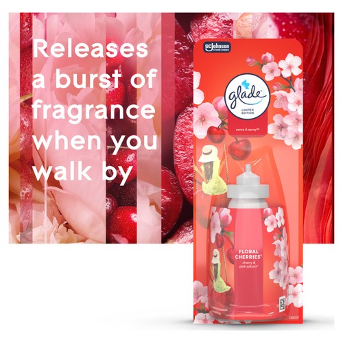 Glade Sense & Spray Air Freshener Refill Floral Cherries thumbnail 5