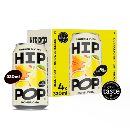 Hip Pop Ginger & Yuzu Kombucha thumbnail 3