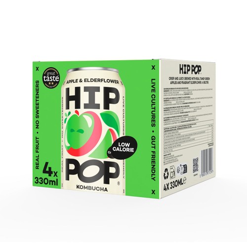 Hip Pop Apple & Elderflower Kombucha thumbnail 7