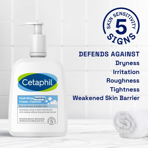 Cetaphil Hydrating Foaming Cream Cleanser thumbnail 9