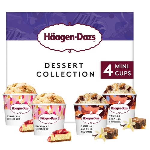 Haagen-Dazs Dessert Collection Mini Cups Ice Cream