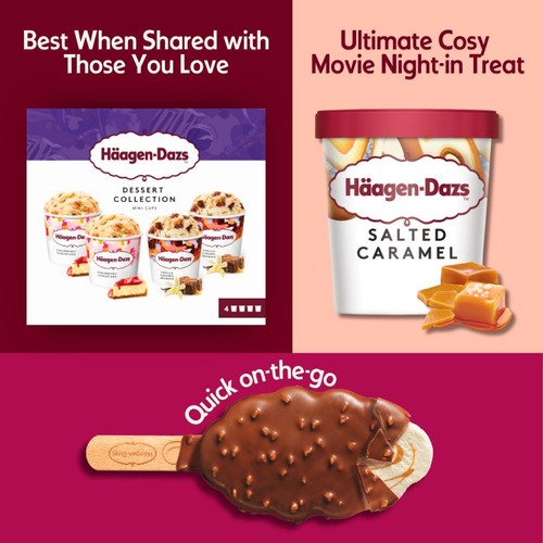 Haagen-Dazs Dessert Collection Mini Cups Ice Cream thumbnail 3