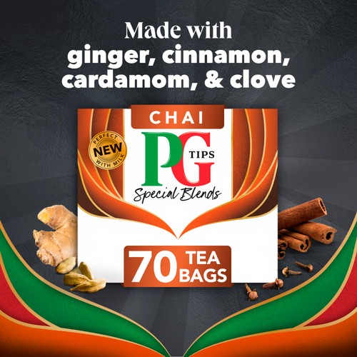 PG Tips Chai Warm and Spicy Plant Based Biodegradable Tea Bags thumbnail 5
