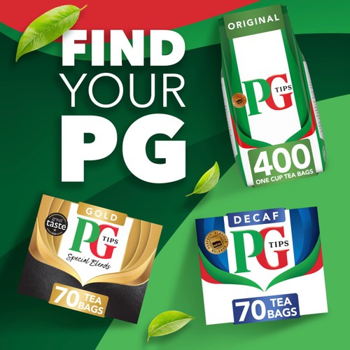 PG Tips 400 Black Tea, Plant Based Biodegradable Tea Bags thumbnail 8