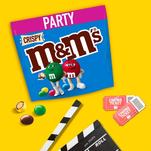 M&M's Crispy Milk Chocolate Party Mix Bulk Snack Bag thumbnail 5