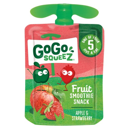 GoGo squeeZ Fruit Smoothie Snack Apple and Strawberry thumbnail 4