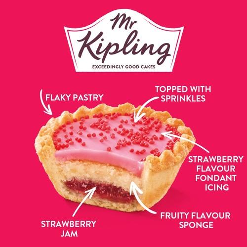 Mr Kipling Strawberries and Cream Tarts thumbnail 2