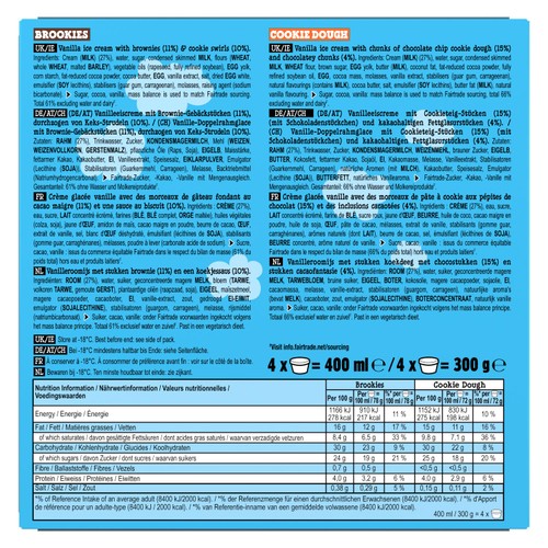 Ben & Jerry's Brookie Dough Cool-lection Ice Cream Mini Cup Multipack thumbnail 3