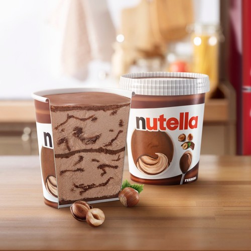 Nutella Chocolate & Hazelnut Ice Cream Tub thumbnail 6
