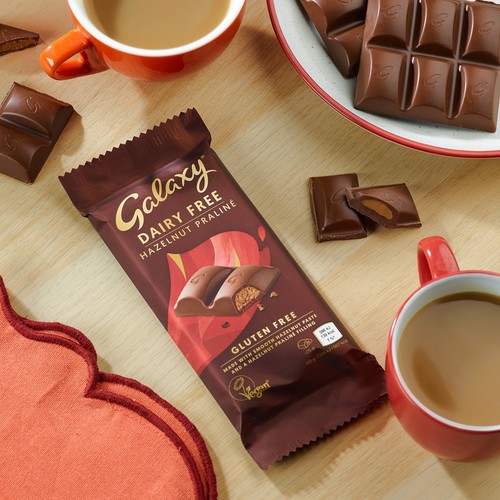 Galaxy Dairy Free Praline Chocolate thumbnail 3