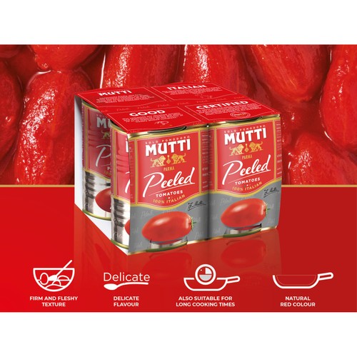 Mutti Peeled Plum Italian Tomatoes thumbnail 2