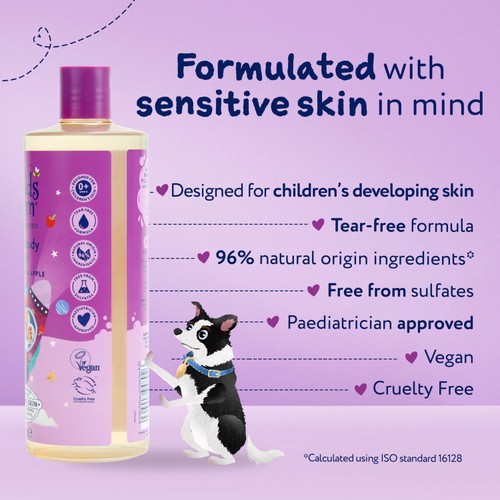 Childs Farm Hair & Body Wash, Blackberry & Apple thumbnail 4