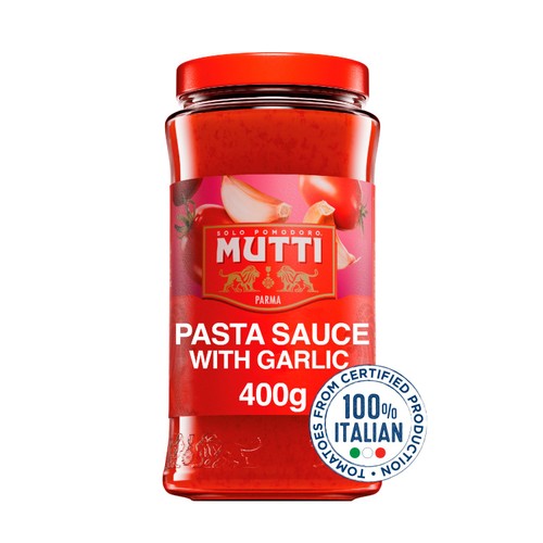 Mutti Tomato & Garlic Pasta Sauce