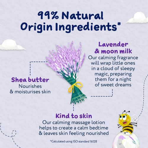 Childs Farm SlumberTime Calming Massage Lotion, Lavender & Moon Milk thumbnail 2